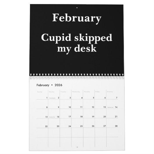 Calendrier 2026 Hilarious Office Wall Calendar (Feb 2026)