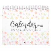 Calendrier 2026 Islamic Calendar with Quran Quotes (small) (Protection)