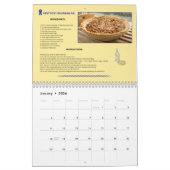 Calendrier 2026 Kentucky Desserts 12 Month Calendar (Jan 2026)