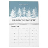 Calendrier 2026 KJV Bible Scripture Three Crosses Inspiration (Jan 2026)