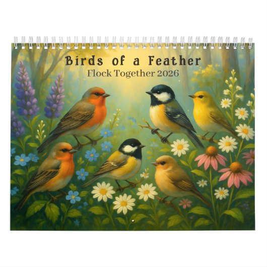 Calendrier 2026 « Les oiseaux de même plumage vole (Protection)