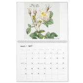 Calendrier 2026 - Les Roses - P.J. Redouté (Mar 2027)