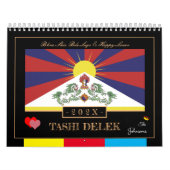 Calendrier 2026 Losar Tibétain & Tashi Delek - Nouvel An /Tib (Protection)