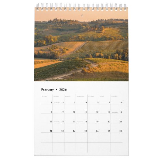 Calendrier 2026 Love Italy Calendar (Feb 2026)
