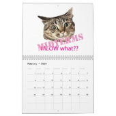 Calendrier 2026 MEOW what?? Calendar (Feb 2026)