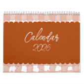 Calendrier 2026 Mignon et Coloré (Protection)