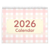 Calendrier 2026 Mignon et Coloré (Protection)