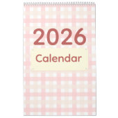 Calendrier 2026 Mignon et Coloré (Protection)