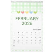 Calendrier 2026 Mignon et Coloré (Feb 2027)
