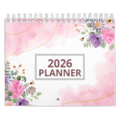 Calendrier 2026 Minimal Planner (Protection)