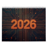 Calendrier 2026 Modern Cross Stitch Art | Aesthetic  (Protection)