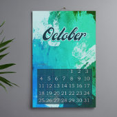 Calendrier 2026 moderne abstrait coloré rétro