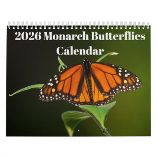Calendrier 2026 Monarch Butterflies Calendar