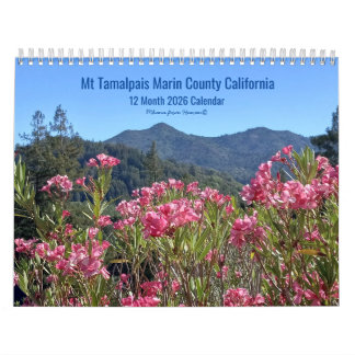 Calendrier 2026 Mt Tamalpais Marin Comté CA