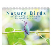 Calendrier 2026 Nature Birds with Uplifting Scripture (Protection)
