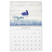 Calendrier 2026 Nature Birds with Uplifting Scripture (Jan 2027)