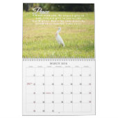 Calendrier 2026 Nature Birds with Uplifting Scripture (Mar 2026)