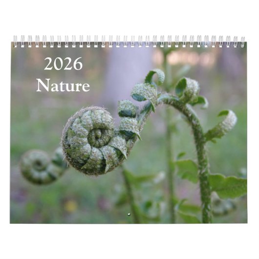 Calendrier 2026 Nature Calendar (Protection)
