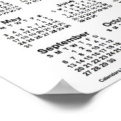 Calendrier 2026 Nebraska Sandhills par Janz Poster (Coin)