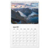 Calendrier 2026 Norvège photo paysage (Jan 2027)