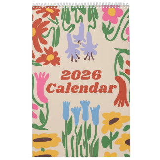 Calendrier 2026 One-Page Small Calendar – Clean and Modern