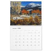 Calendrier 2026 Original Landscape Paintings (Jan 2026)