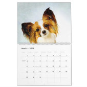 Calendrier 2026 Papillon Dog Mom Mama Lovers Owners Gift (Mar 2026)