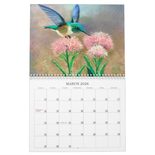 Calendrier 2026 Pastels 2.0 (Mar 2026)