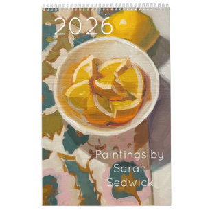 Calendrier 2026 : Peintures de Sarah Sedwick