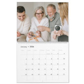 Calendrier 2026 Personalized Family Simple Minimalist  (Jan 2026)