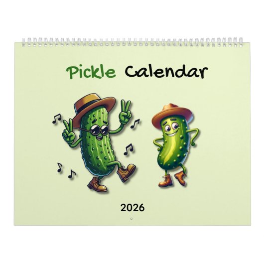 Calendrier 2026 Pickle Character Themed (Protection)