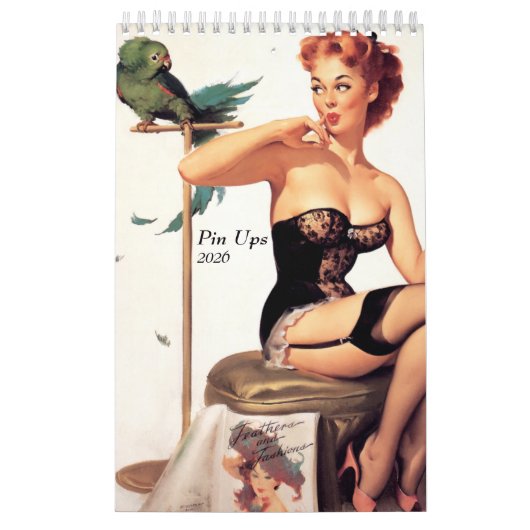 Calendrier 2026 Pin Up Calendar (Protection)