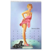 Calendrier 2026 Pin Up Calendar (Feb 2026)
