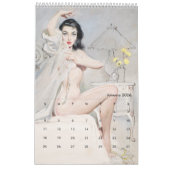 Calendrier 2026 Pin Up Calendar (Jan 2026)