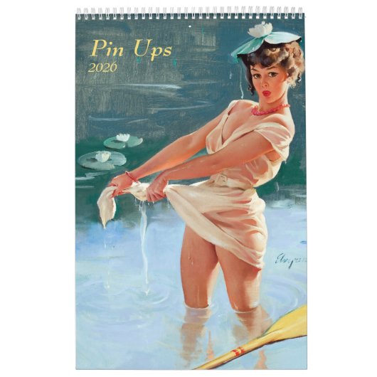 Calendrier 2026 Pin Up Calendar (Protection)