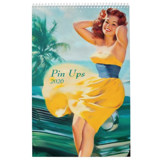 Calendrier 2026 Pin Up Calendar (Protection)