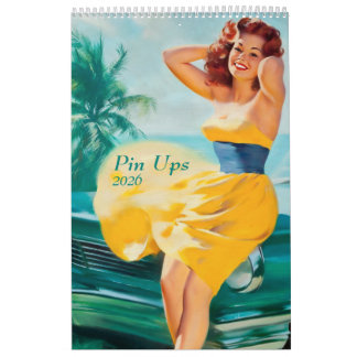 Calendrier 2026 Pin Up Calendar
