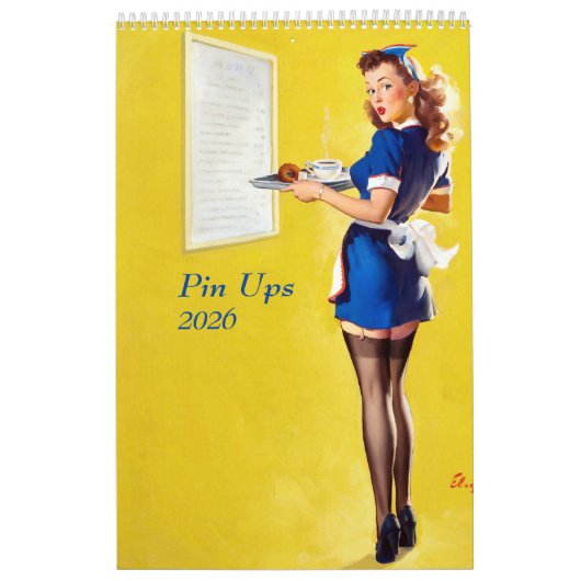 Calendrier 2026 Pin Ups Calendar (Protection)
