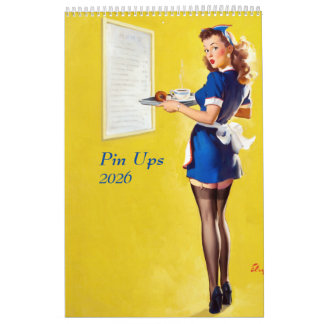 Calendrier 2026 Pin Ups Calendar