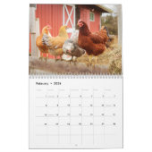 Calendrier 2026 - Portraits chaotiques de poulet (Feb 2026)