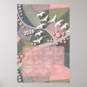 Calendrier 2026 Poster Oies Paysage (Devant)