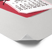 Calendrier 2026 Poster Pots de Confiture (Coin)