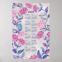 Calendrier 2026 Poster Wax Plant