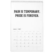 Calendrier 2026 pour coureuse Motivation de course (Mar 2027)
