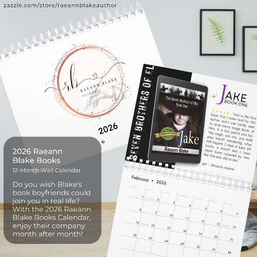 Calendrier 2026 Raeann Blake Books Calendar