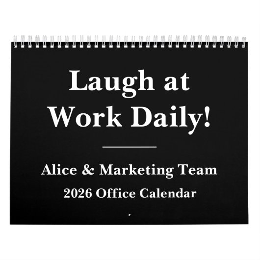 Calendrier 2026 Relatable Office Wall Calendar (Protection)
