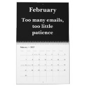 Calendrier 2026 Relatable Office Wall Calendar (Feb 2027)