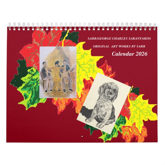 Calendrier 2026 Sarr /George Charles Sarantakos (Protection)