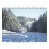 Calendrier 2026 Scenic Wilderness Landscape Calendar (Protection)
