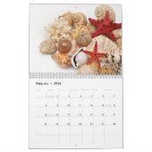 Calendrier 2026 Sea Shell | Coastal  Shell Photography (Feb 2026)